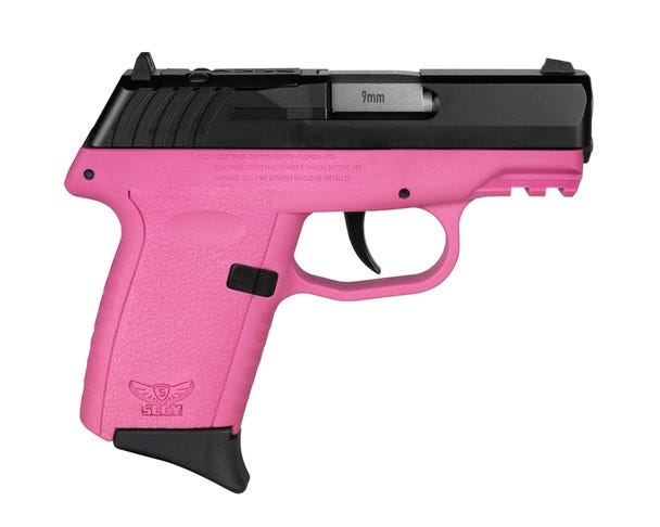 SCCY CPX-2 Pink 9mm 3.1" Barrel 10 Rounds Optics Ready
