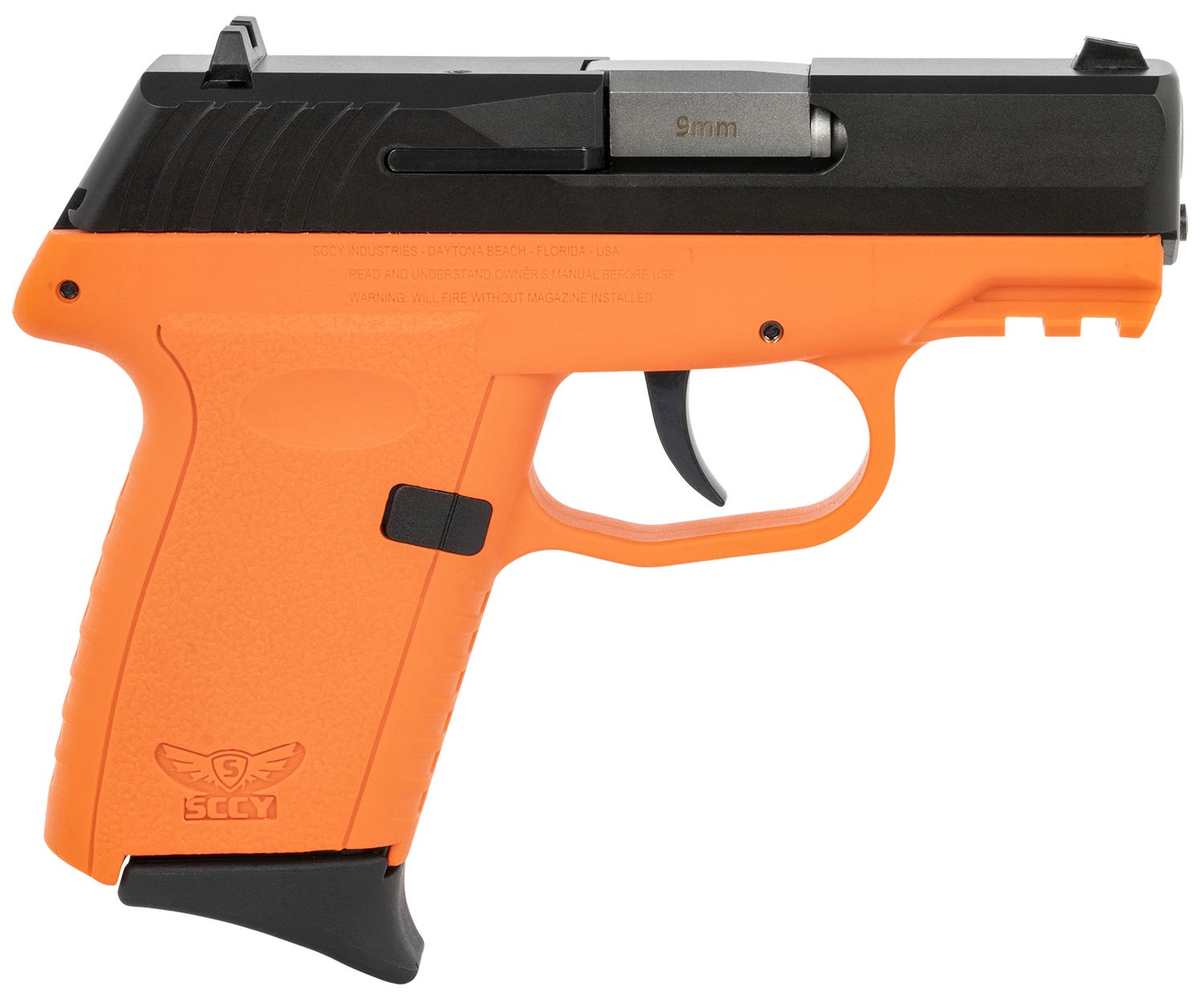 SCCY CPX-2 Gen3 Orange 9mm 3.1" Barrel 10-Rounds