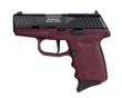SCCY DVG-1 RDR Crimson Frame/Black Slide 9mm 3.1†Barrel 10-Rounds