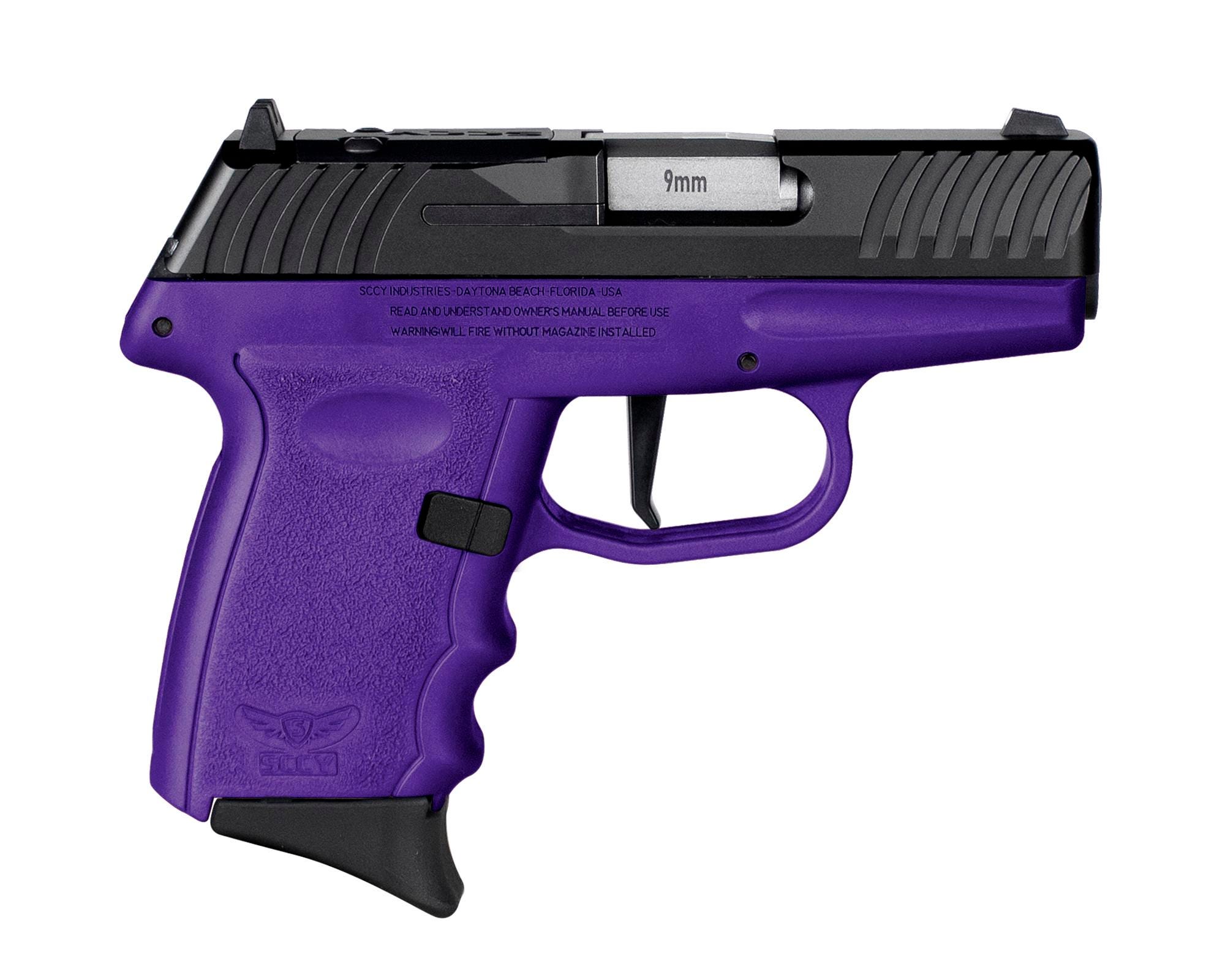 SCCY DVG-1 RDR Purple /Black 9mm 3.1 Barrel 10-Rounds