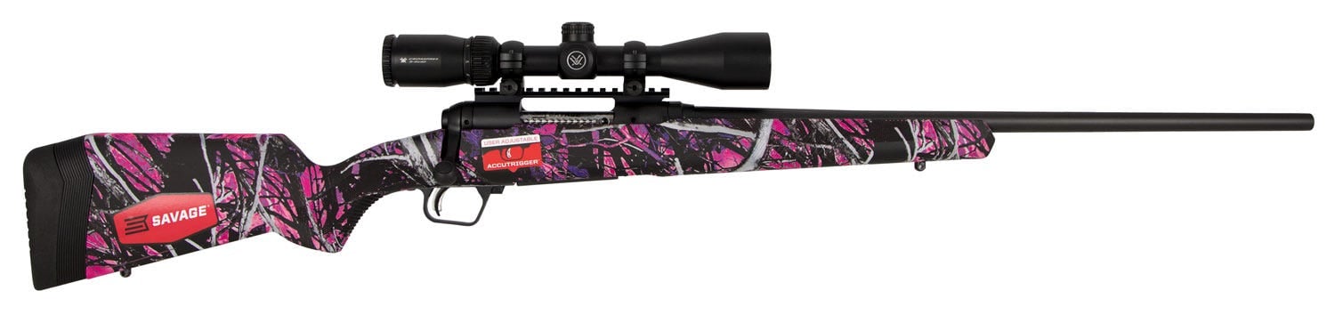 Savage 110 Apex Hunter XP Muddy Girl 6.5 Creedmoor 24" Barrel 4-Rounds Vortex Crossfire II 3-9x40mm