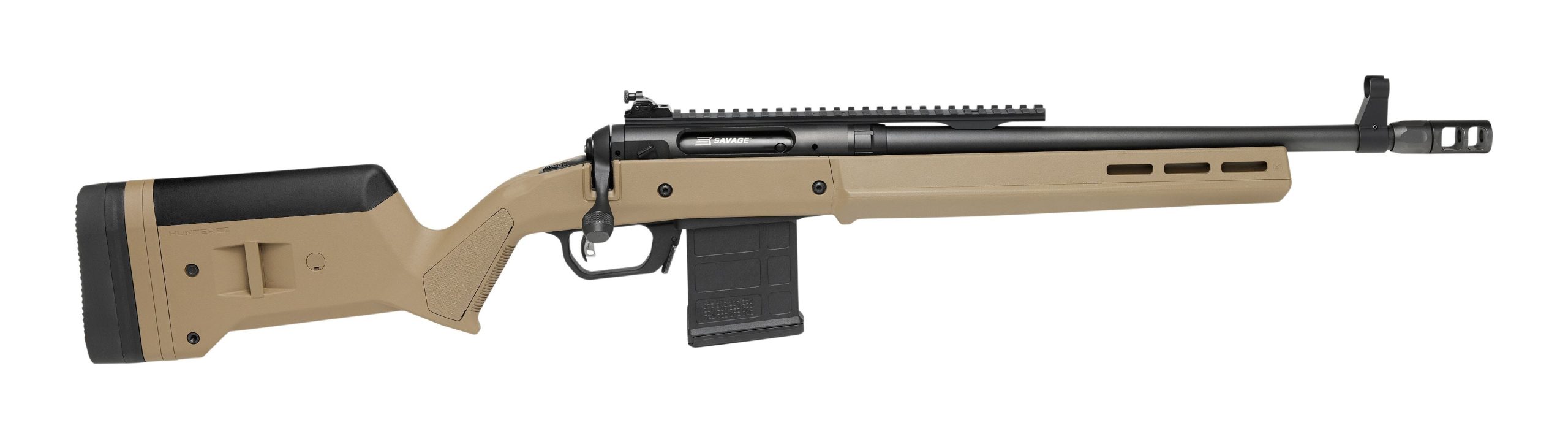 Savage 110 Magpul Scout Flat Dark Earth 5.56 16.5" Barrel 10-Rounds