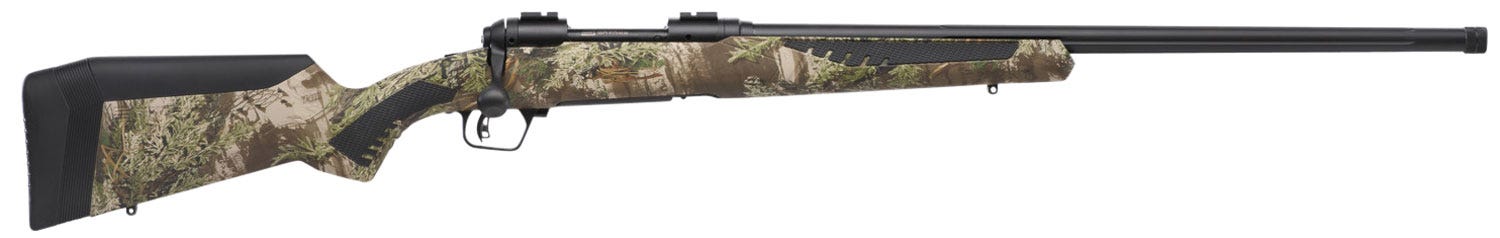 Savage 110 Predator Matte Blue / Realtree Max1 6.5 Creedmoor 24-inch 4Rds Threaded Barrel