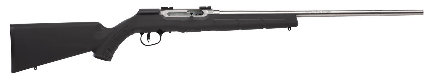 Savage A22 FSS Black / Stainless .22 LR 22" Barrel 10-Rounds AccuTrigger