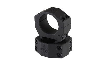 Seekins Precision Scope Ring, .92" Medium High, 30mm, 4 Cap Screw, Black Finish