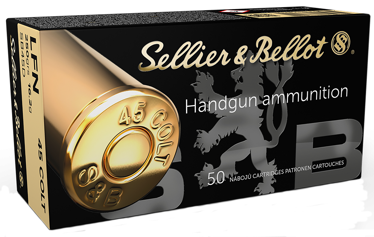 Sellier and Bellot .45 Colt 250GR LFN 50Rds