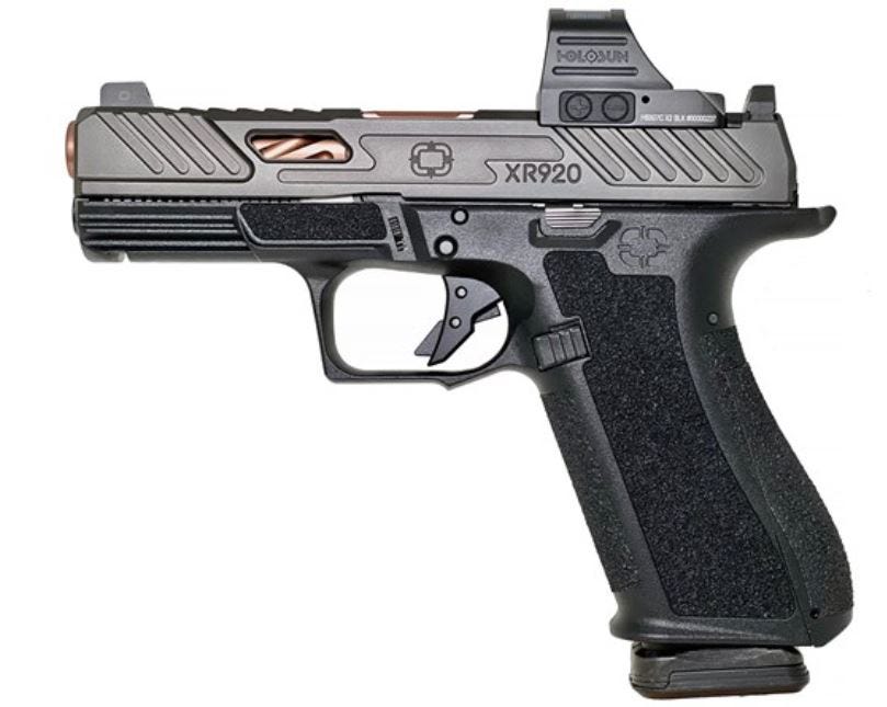 Shadow Systems XR920 Elite 9MM 4" Barrel 17 Rounds BK/BZ HS