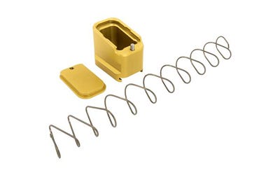 Shield Arms +5/+4 Magazine Extension Gold Fits Glock 19/23