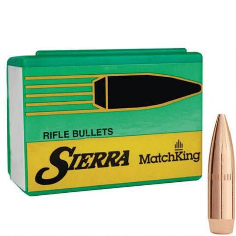 Sierra .22 Caliber .224 Inch Diameter 53 Gr Match King High Velocity HP 500 Count