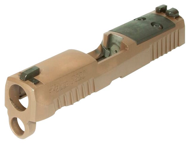 Sig Sauer P320 X-Series Slide Coyote Brown 9mm with Romeo1Pro