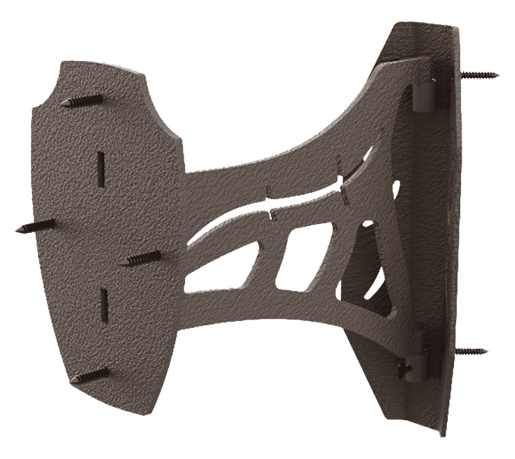 Skull Hooker Corner Shoulder Mount Brown Mounting Kit Small/Mid-Size Game