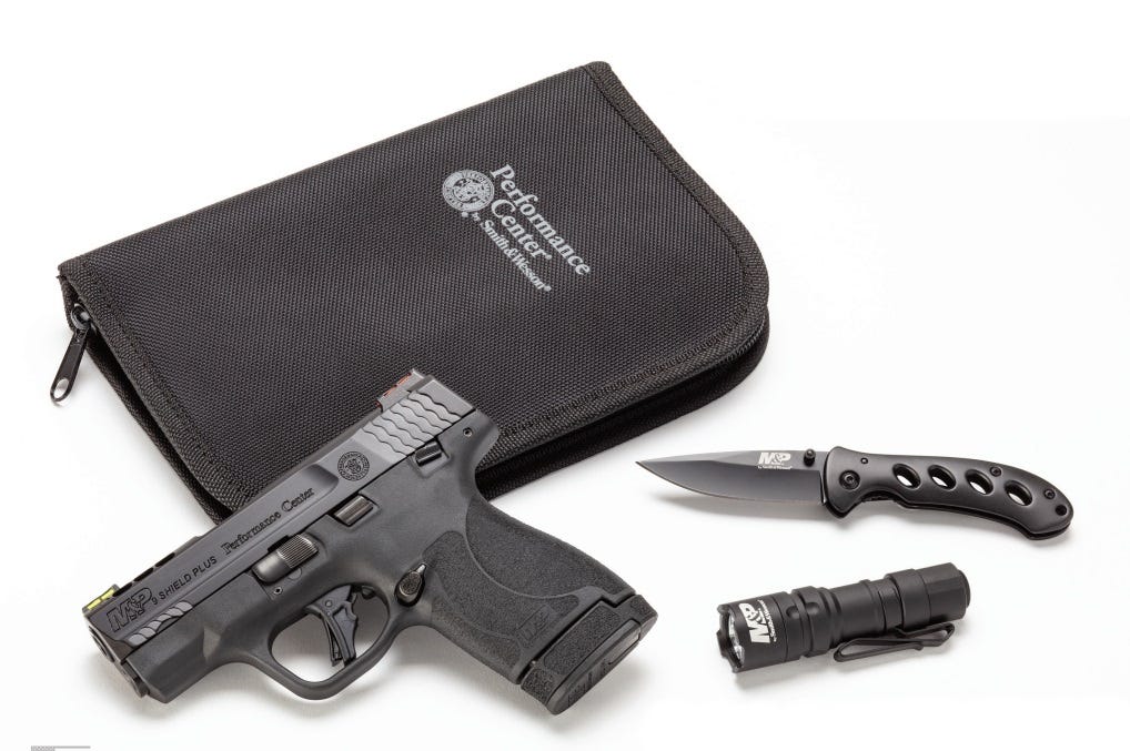 Smith & Wesson M&P Performance Center Shield Plus 9mm 3.1" Barrel 13-Rounds EDC Kit