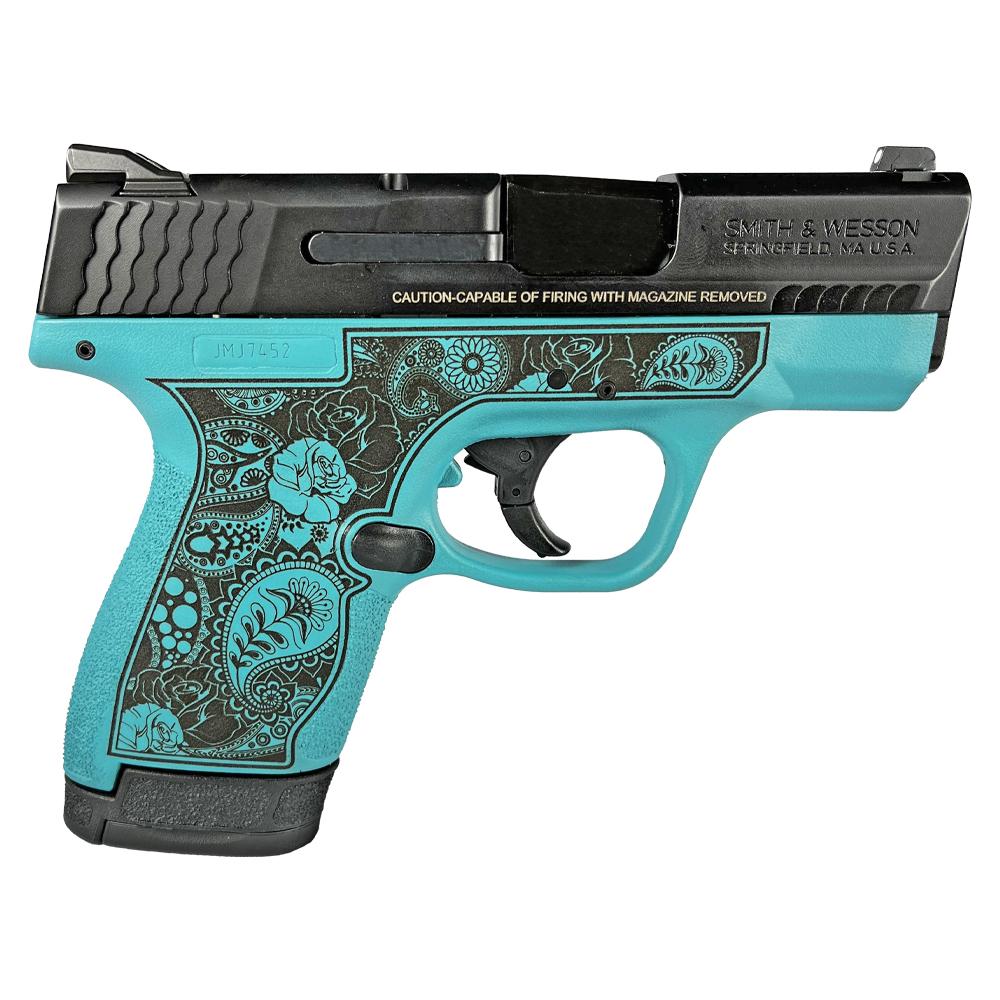 Smith and Wesson M&P Shield 2.0 Paisley 9mm 3.1" Barrel 7/8-Rounds