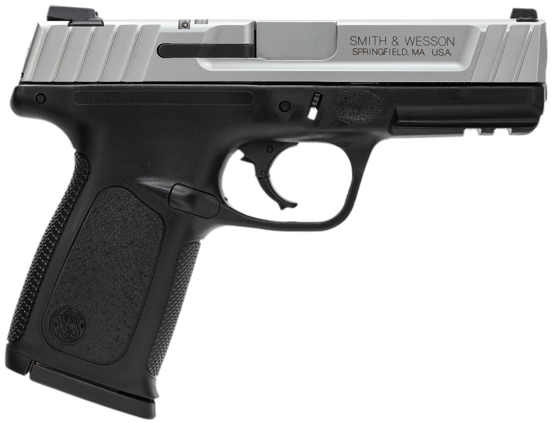 Smith and Wesson SD9VE Stainless 9mm 4" Barrel 10-Rounds MA Compliant