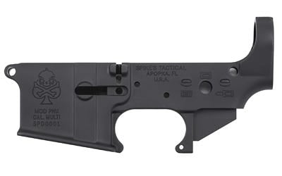 Spikes Tactical Pipe Hitter Union Spade Logo Stripped Lower Black .223 Rem / 5.56