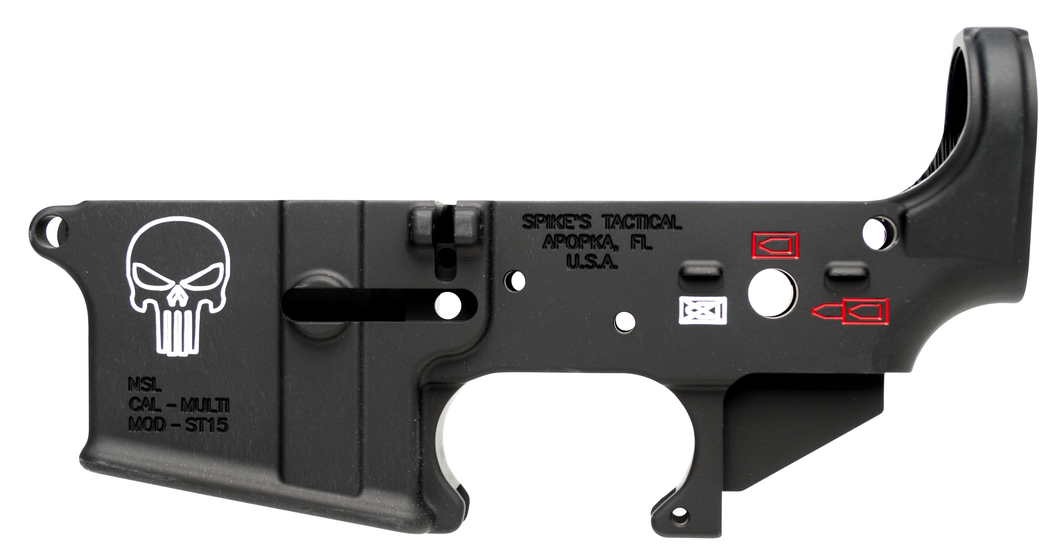 Spikes Tactical Punisher Stripped Lower Receiver Multi-Cal