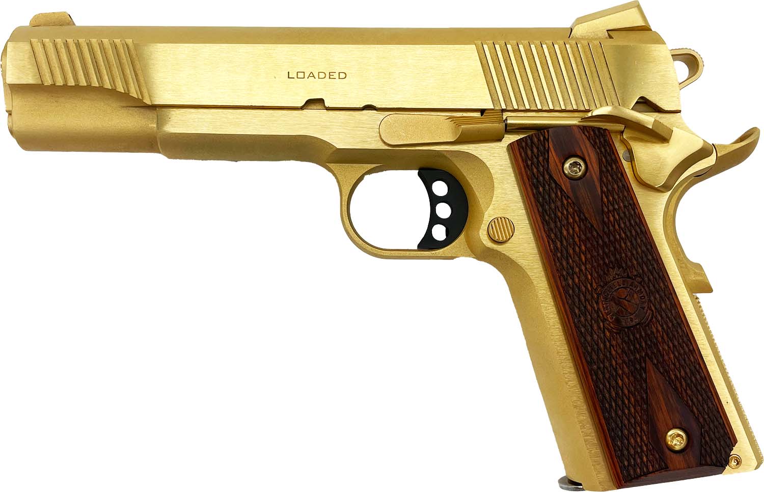 Springfield 1911 Loaded 24 Carat Gold .45ACP 5-inch 7rd LivenGood Exclusive - Image 2