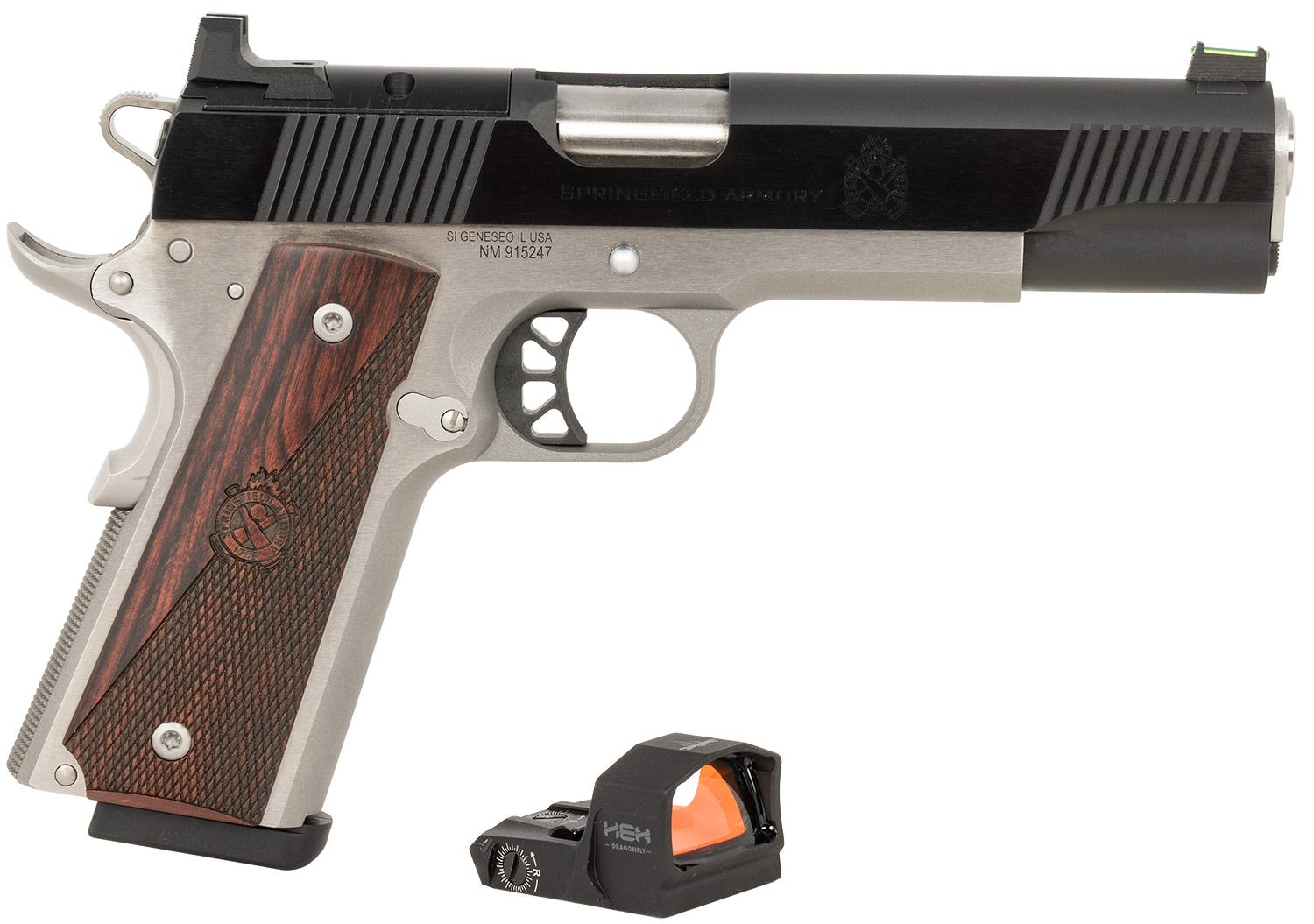 Springfield Armory 1911 Ronin Black / Stainless 10mm 5" Barrel 8-Rounds w/ Hex Dragonfly Red Dot