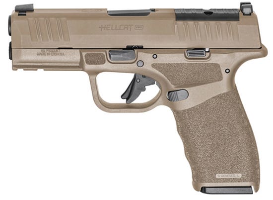 Springfield Armory Hellcat Pro FDE 9mm 3.7" Barrel 15-Rounds w/ Viridian RFX Green Dot 5-Mags