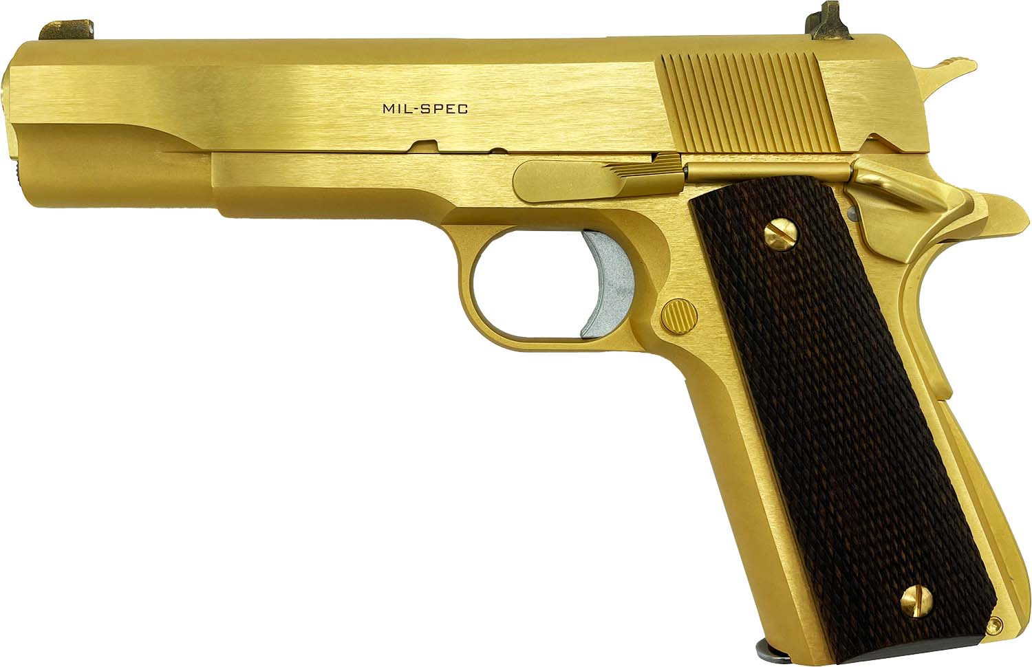Springfield Armory Mil-Spec 24 Carat Gold .45 ACP 5" Barrel 7-Rounds LivenGood Exclusive - Image 2