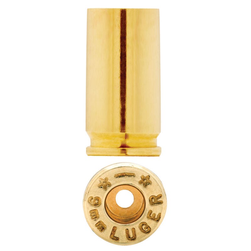 Starline 9mm Luger Unprimed Brass Cases 100 Count 9EUP-100