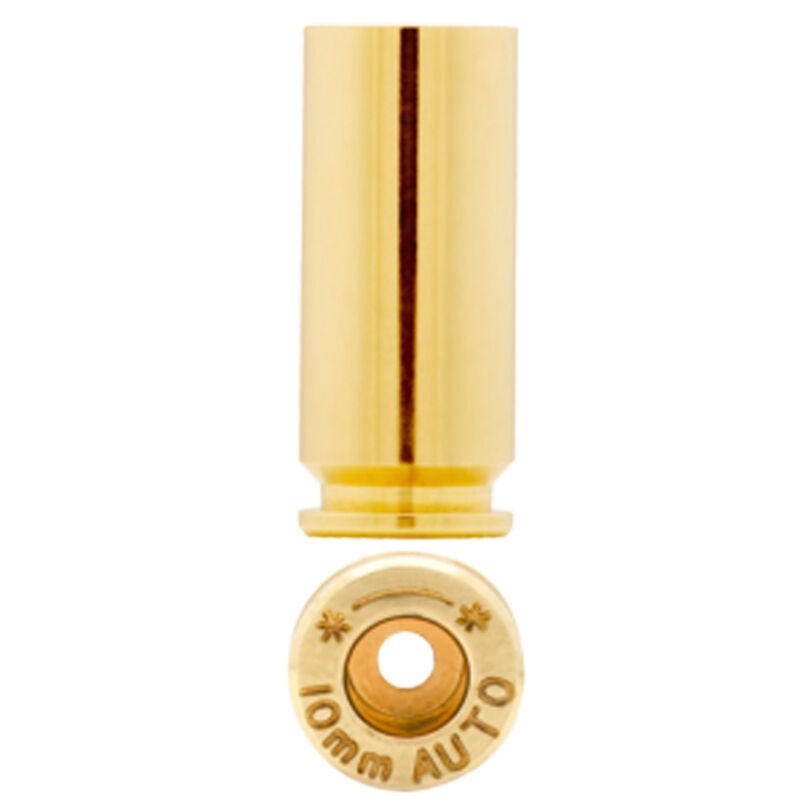 Starline 10mm Auto Unprimed Pistol Brass Cases 100 Count 10EUP-100