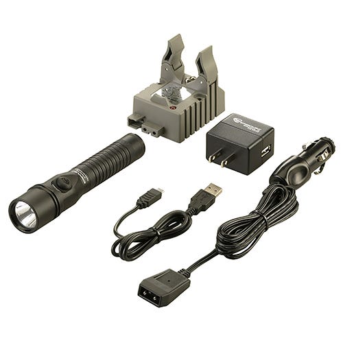 Streamlight Strion Black DS-IEC Type A (120V/100V) AC/12V DC, 2 Holders