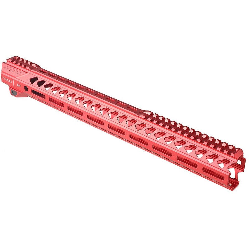 Strike Industries AR-15 Strike Rail 17" M-LOK Compatible Free Float Handguard Aluminum Red