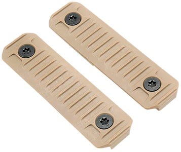 Strike Industries M-LOK Cable Management Cover FDE Long 2-Pack