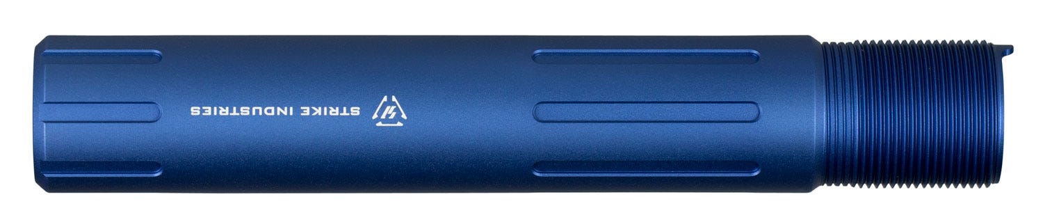 Strike Industries Receiver Extension Tube Blue 5.28" for AR Pistol