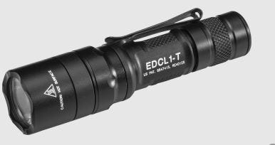 Surefire EDCL1-T Dual-Output Everyday Carry LED Flashlight