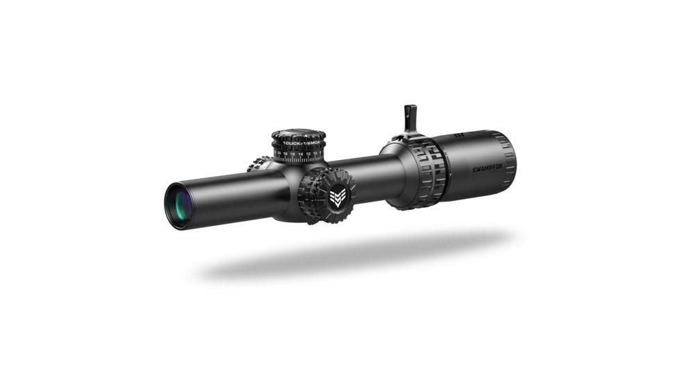 Swamp Fox Arrowhead LPVO Series Scope 1-8x24mm Guerrilla Dot MOA Green