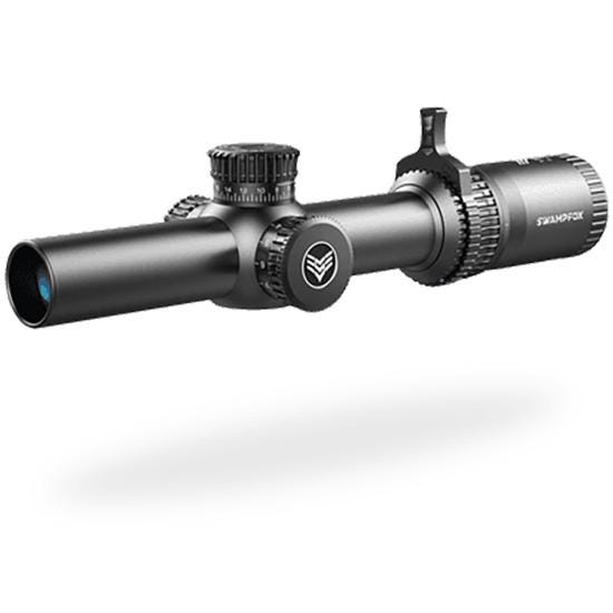 Swampfox Tomahawk LPVO Rifle Scope 1-4x24mm Guerrilla Dot BDC Reticle