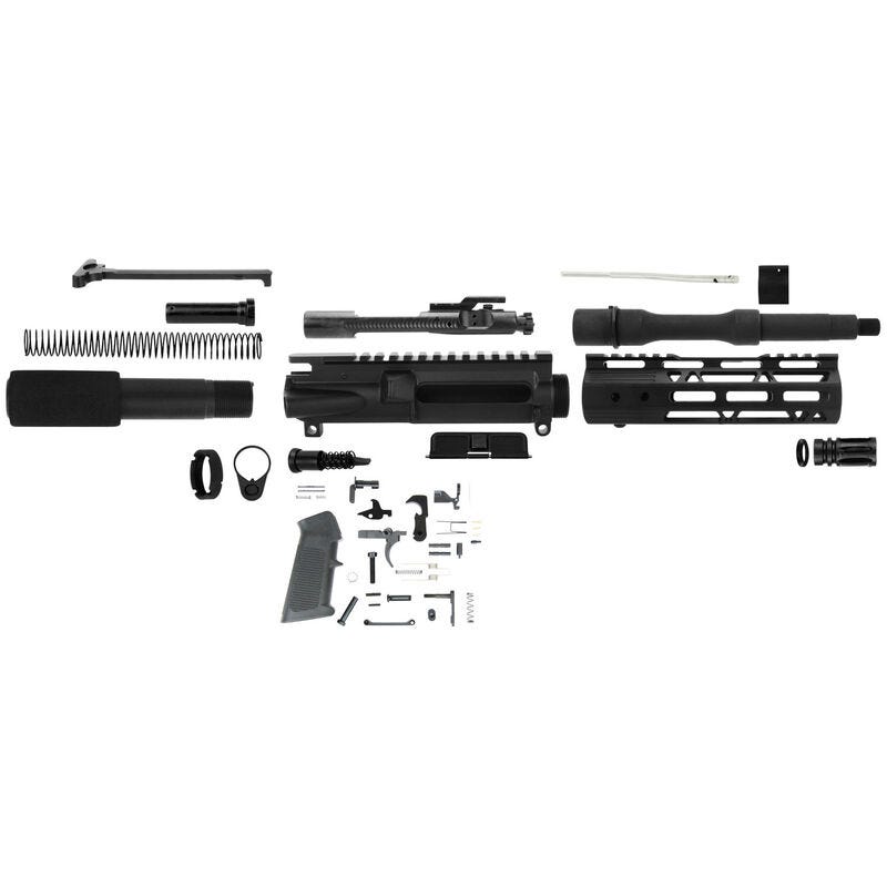 TacFire AR-15 Complete Pistol Build Kit .300 AAC Blackout 7.5" Barrel Lower Parts Kit