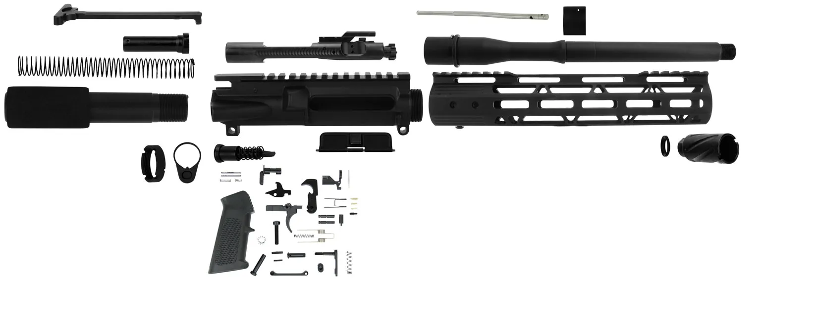 TacFire AR-300 Unassembled Pistol Build Kit .300 AAC Blackout 10.5" Barrel