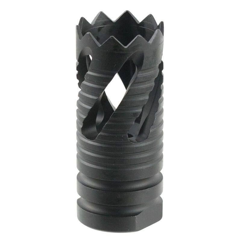 TacFire Muzzle Brake .223/5.56 1/2" x 28 Thread Crown Black Nitride