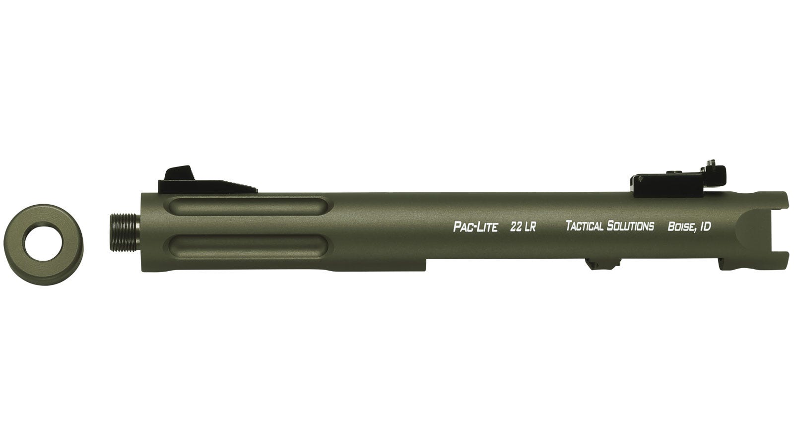 Tactical Solutions Pac-Lite OD Green .22 LR 4.5" Barrel for Ruger Mark I, II, III, 22/45