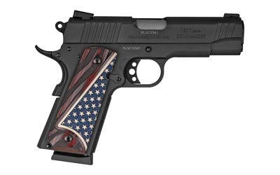Taurus 1911 Commander Pistol Blue / US Flag Grips .45 ACP 4.25-inch 8Rds - Image 2