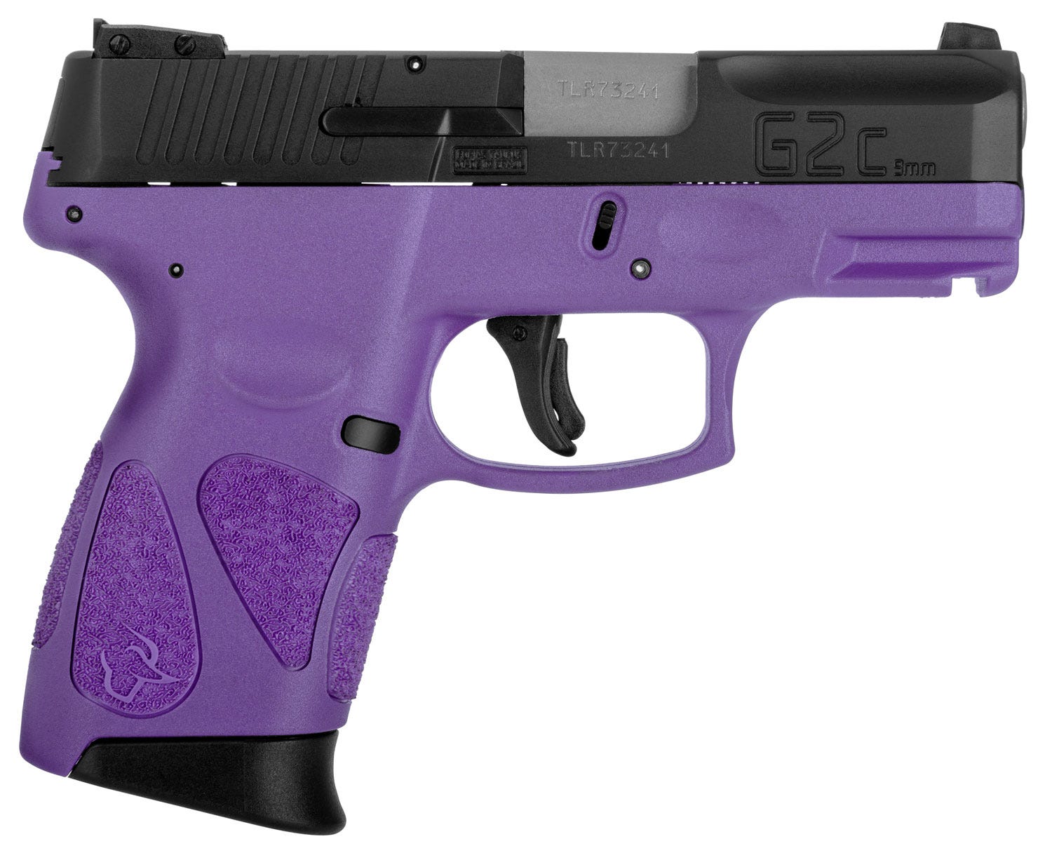 Taurus G2C Pistol Purple/Black 9mm 3.25" Barrel 12-Rounds Includes 2 Magazines