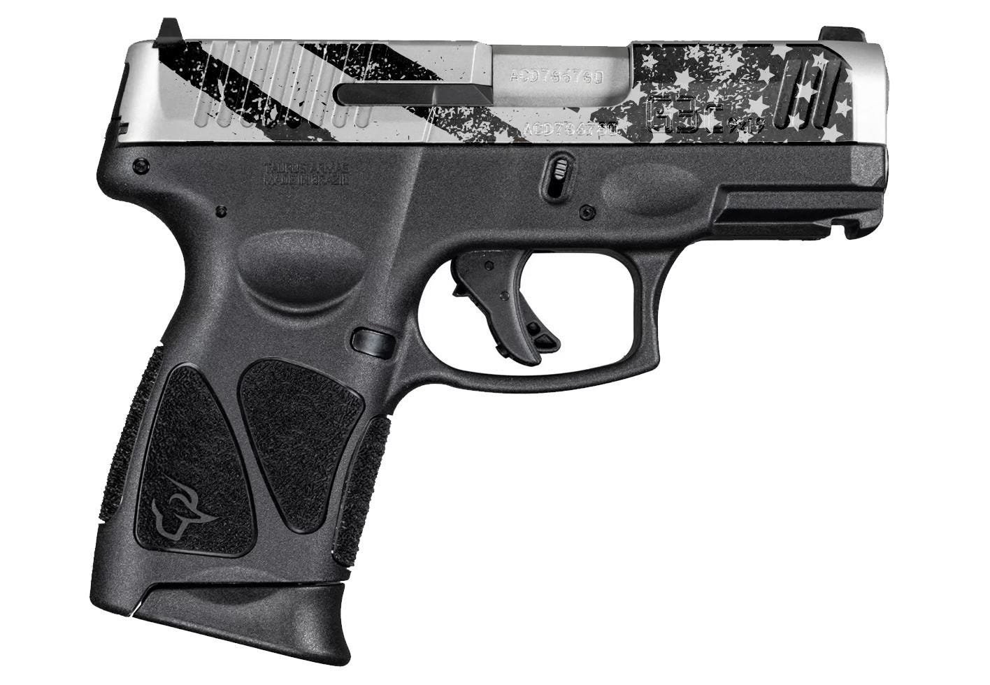 Taurus G3C Battle Flag Cerakote / Black 9mm 3.2" Barrel 10-Rounds