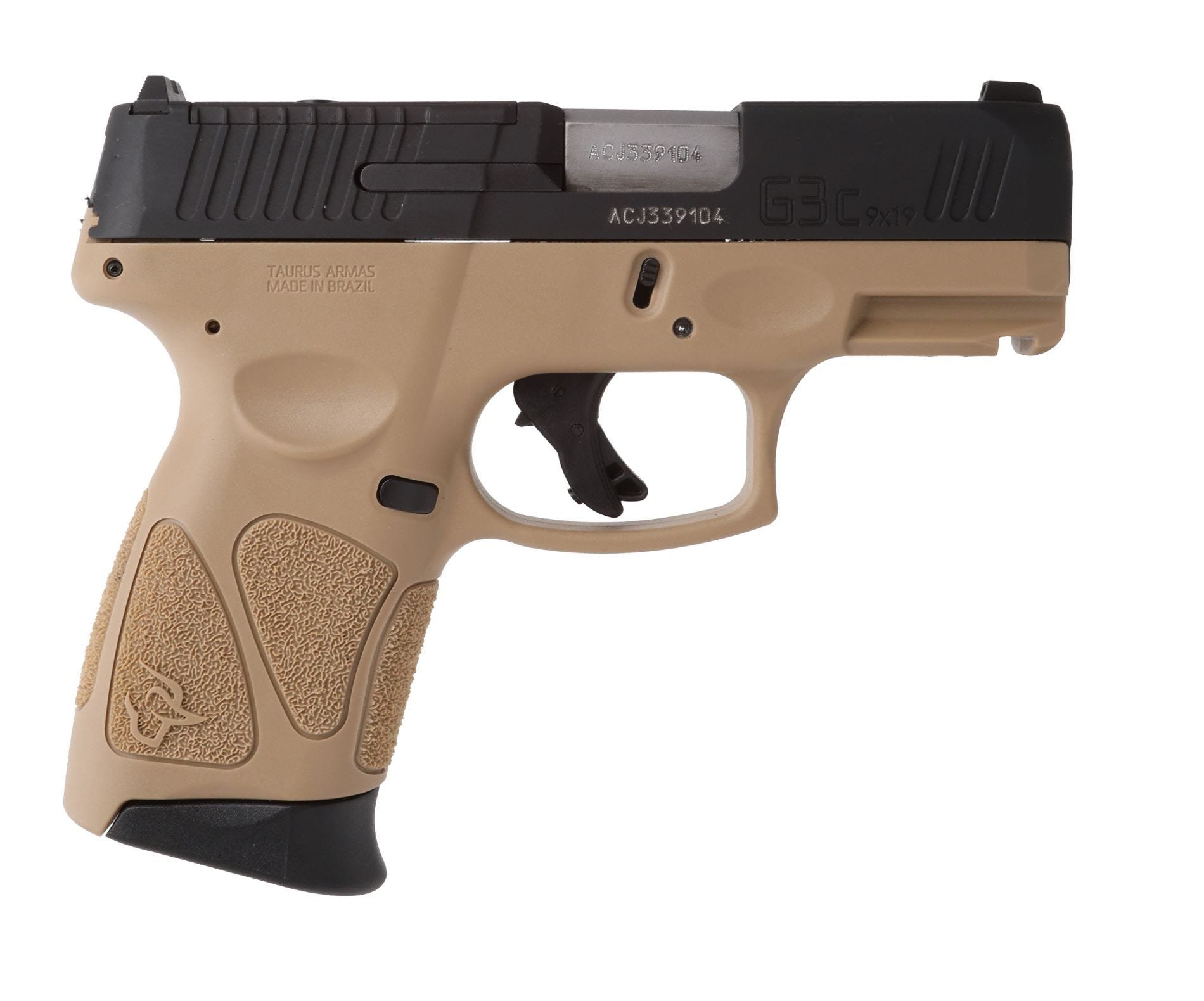 Taurus G3C T.O.R.O. Flat Dark Earth 9mm 3.2" Barrel 12-Rounds Optics Ready