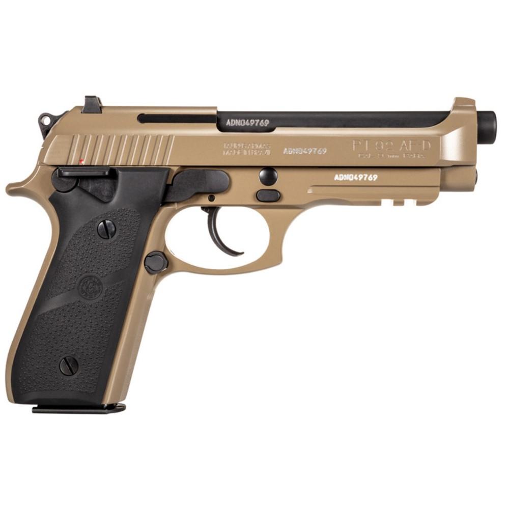 Taurus PT92 Flat Dark Earth 9mm 5" Barrel 17-Rounds w/ Hogue Grip