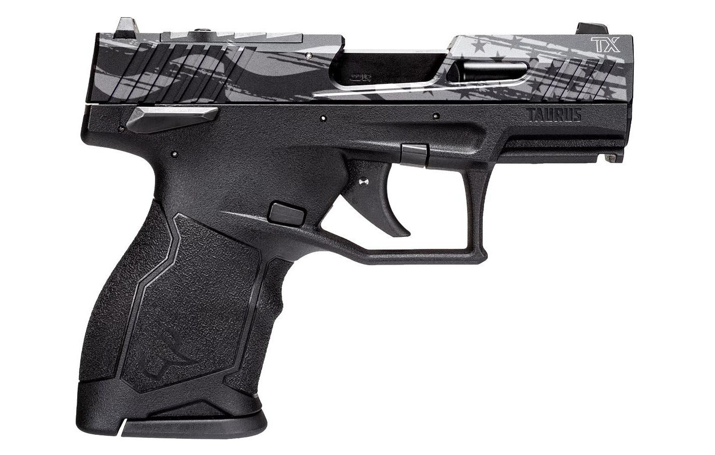 Taurus TX22 Compact Distressed Flag .22 LR 10-Rounds Optics Ready