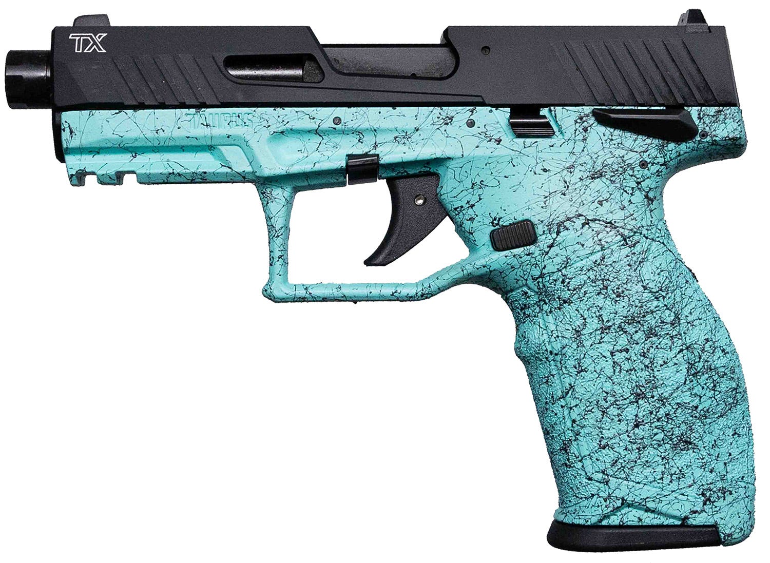 Taurus TX22 Gen2 Cyan Splatter .22 LR 4.1" Barrel 10-Rounds