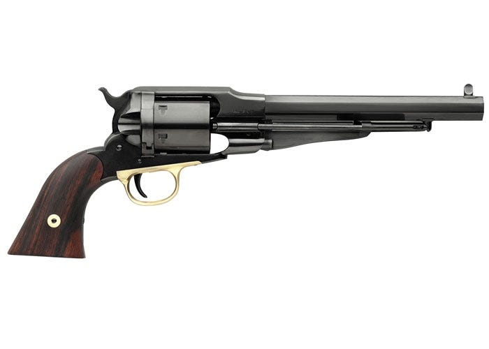 Taylors and Co 1858 Remington Conversion Revolver Walnut .45 Colt 8" Barrel 6-Rounds