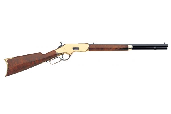 Taylors and Co 1866 Rifle Brass .38 SPL 24.25" Barrel 13-Rounds with Adjustable Rear, Front Blade Sights