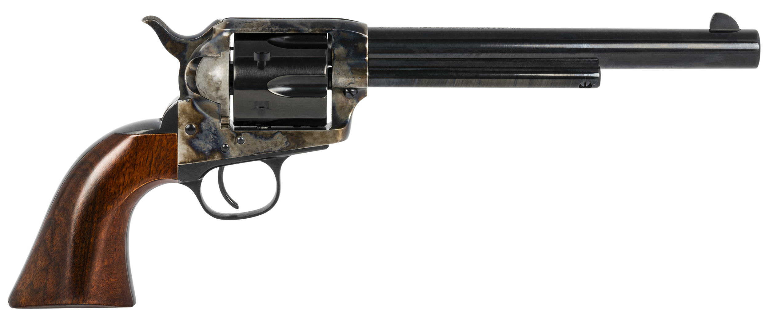 Taylors and Co 1873 Cattleman Color Case Hardened .38-40 7.5" Barrel 6-Rounds with Blade Front Sight and Notched Rear Sight