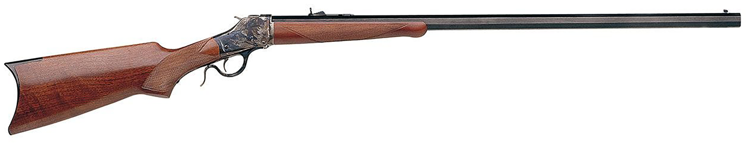 Taylors and Co 1885 High Wall Walnut .38-55 30" Barrel 1-Rounds with Fixed Pistol Grip