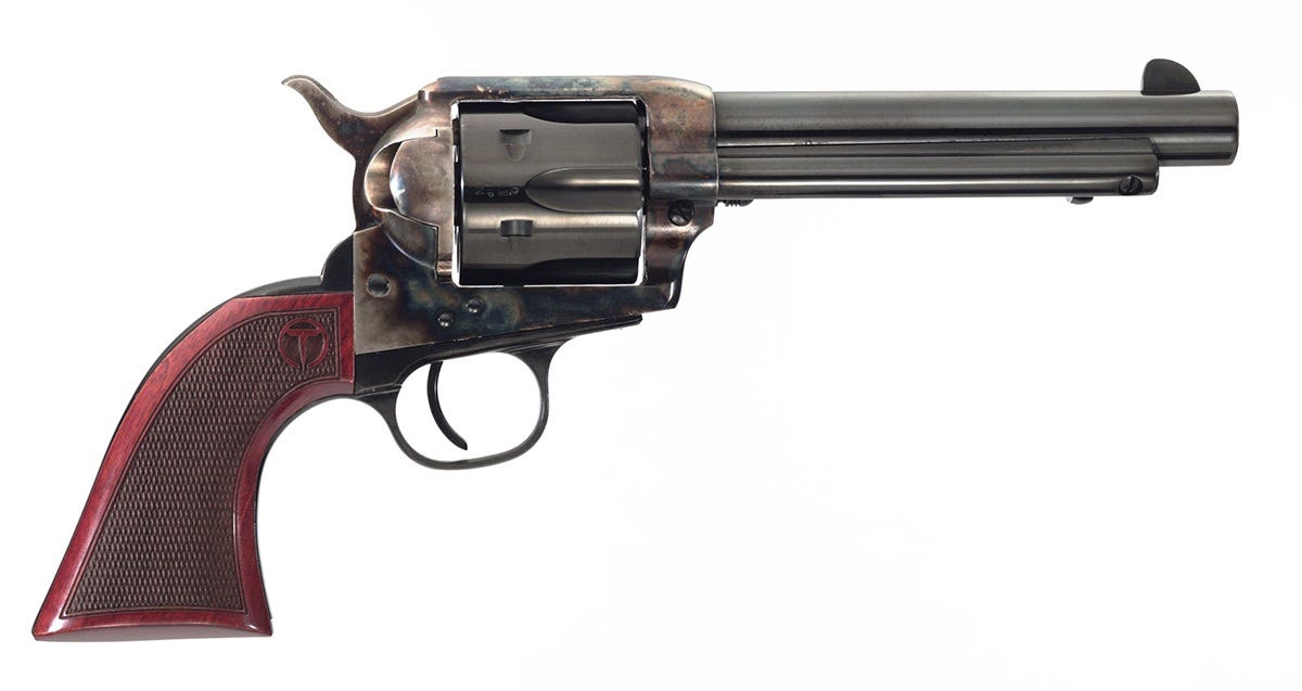 Taylors and Co SMokewagon Short Stroke Case Hardened .357 Mag 5.5" Barrel 6-Rounds