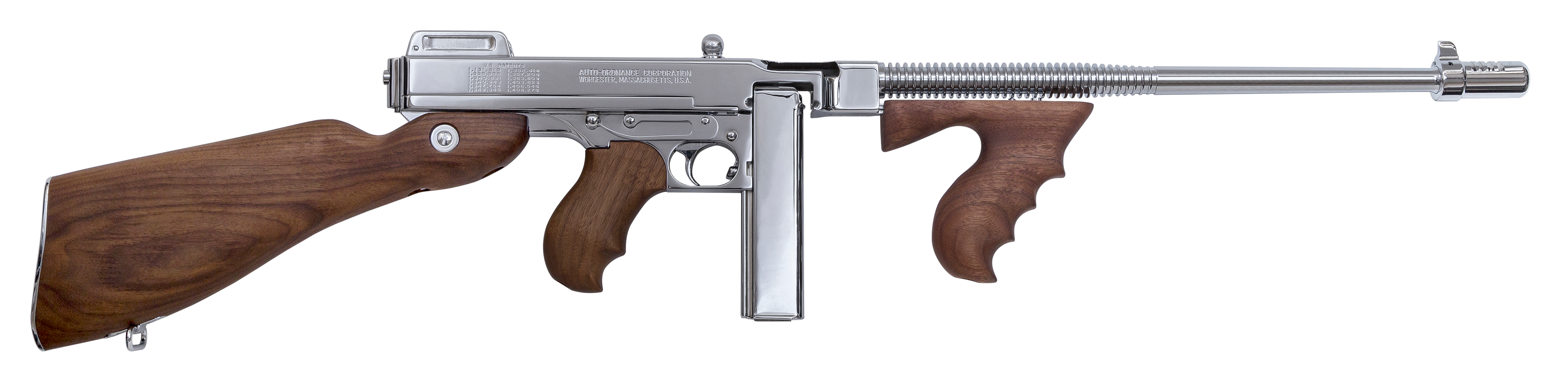 Thompson 1927A-1 Deluxe Carbine Chrome .45 ACP 18" Barrel 20-Rounds